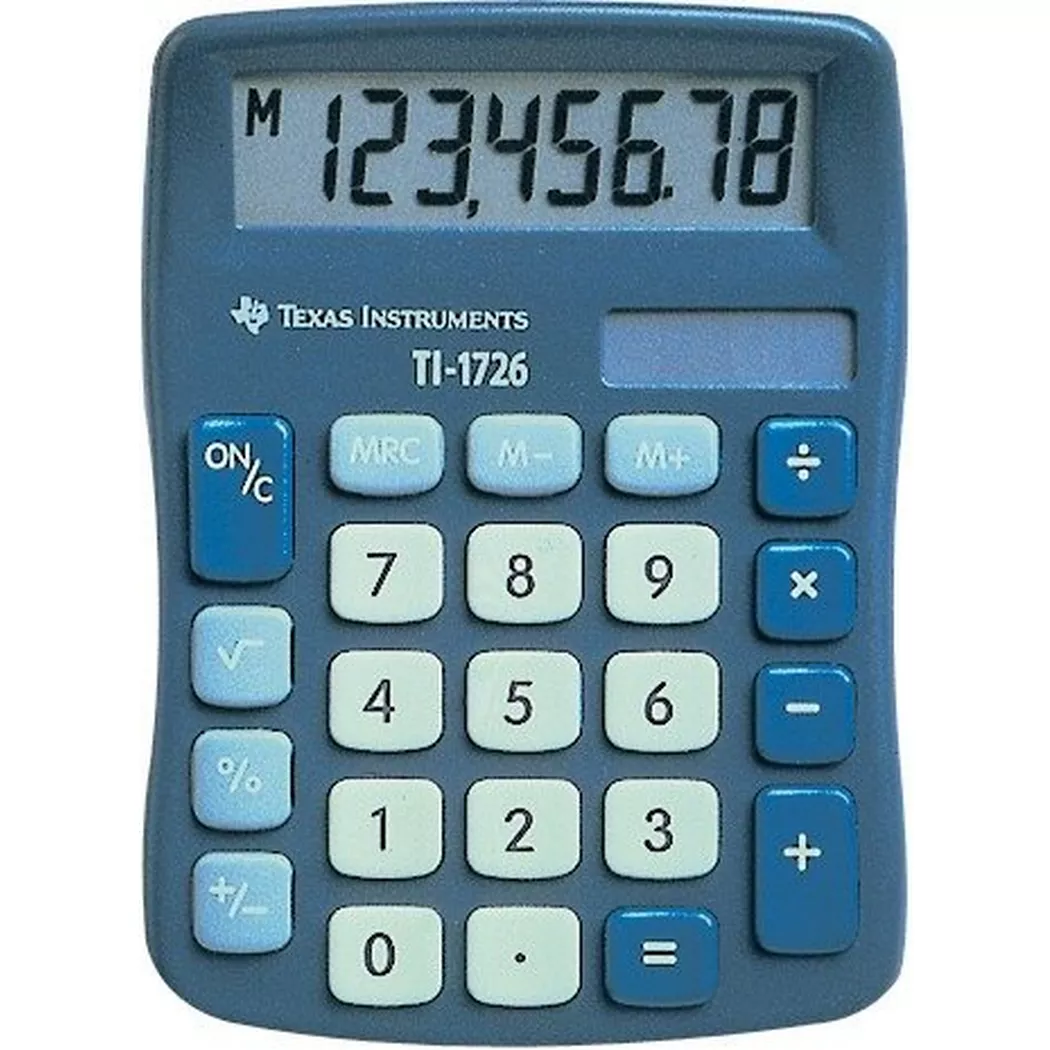 TEXAS INSTRUMENTS Calculatrice base TI-1726 8 chiffres