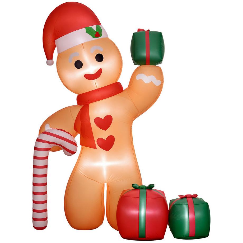 Aufblasbare Weihnachtsdeko