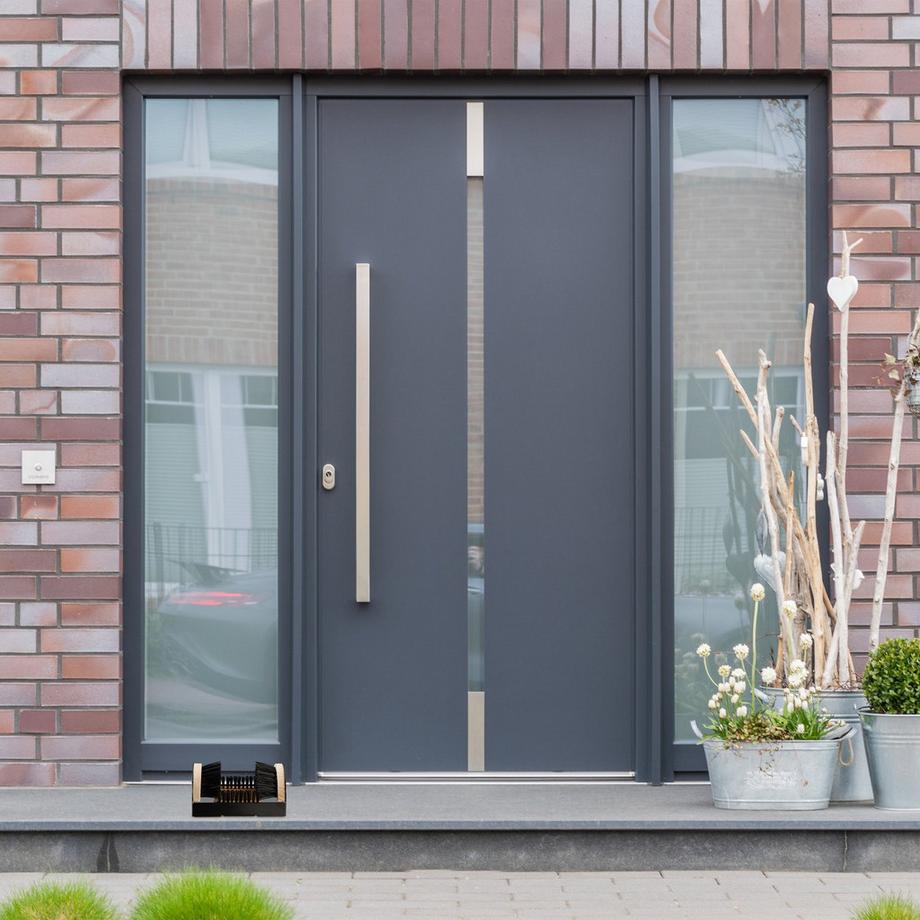 B2X  Grattoir à chaussures avec brosses polyvalentes 