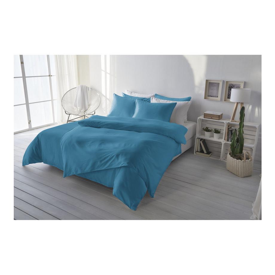 Living Home Uni Satin Set di biancheria da letto  