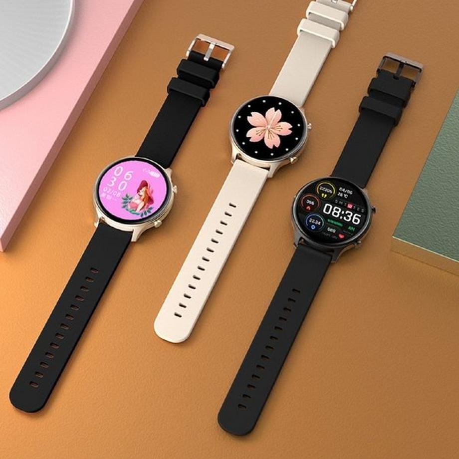 Karen M  Smartwatch con display HD TFT da 1,39 pollici, chiamate Bluetooth e monitoraggio fitness 