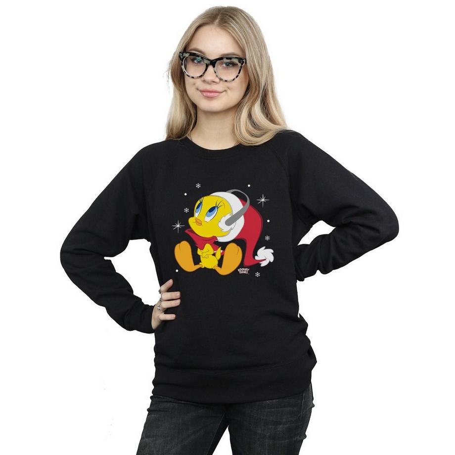 LOONEY TUNES Tweety Bird Sweatshirt Noël  
