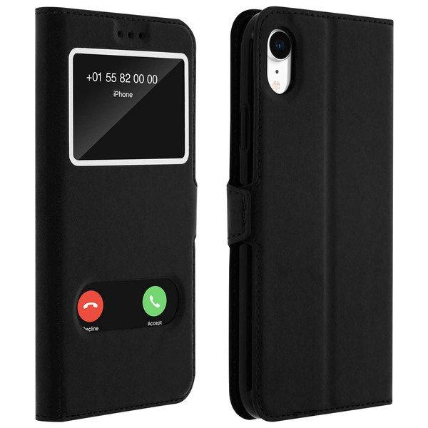 Image of Doppelfenster Cover iPhone XR Schwarz