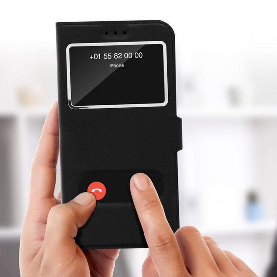 Avizar  Étui Flip Cover Stand vidéo iPhone XR 