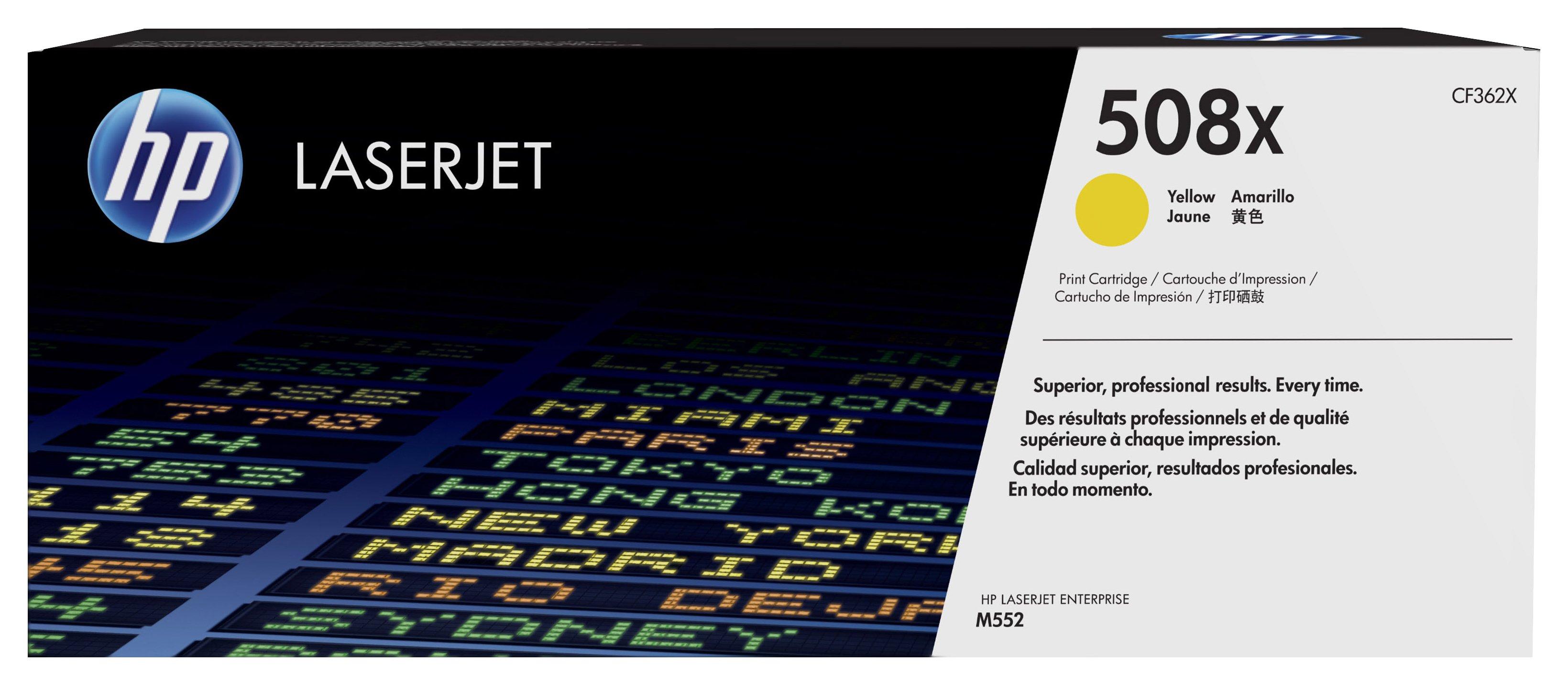 Image of Hewlett-Packard HP Toner-Modul 508X yellow CF362X CLJ Enterprise M552 9500 S. - ONE SIZE