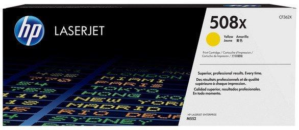 Hewlett-Packard  HP Toner-Modul 508X yellow CF362X CLJ Enterprise M552 9500 S. 