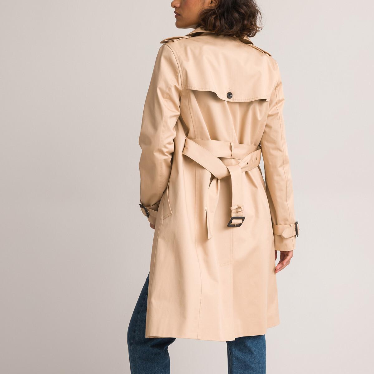 La Redoute Collections  Langer Trenchcoat mit Knopfverschluss 