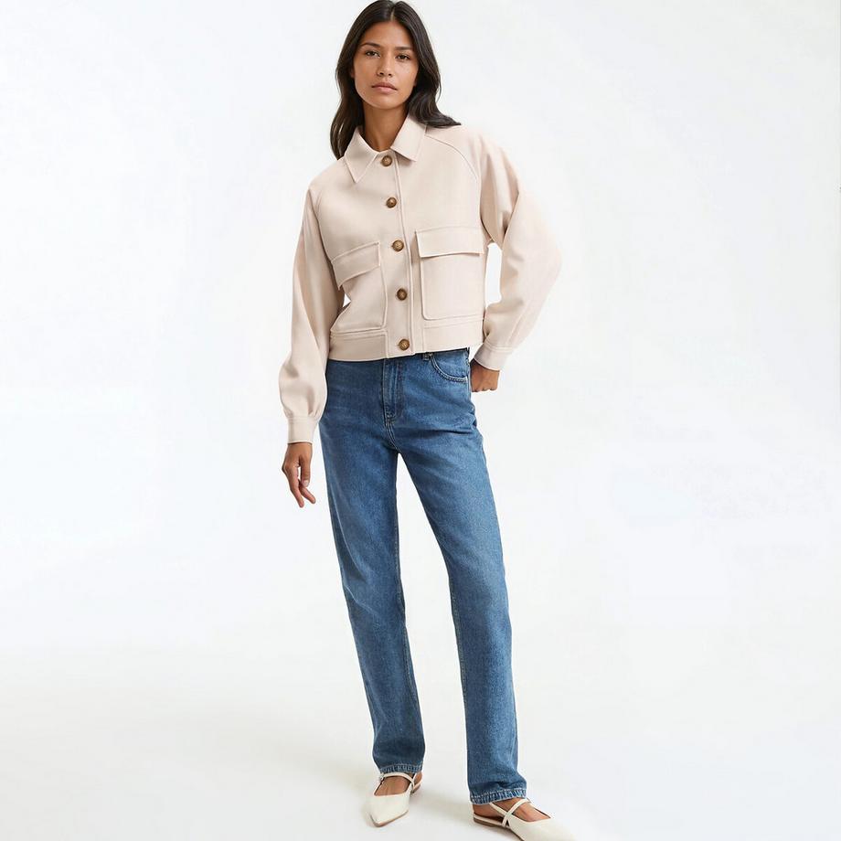 La Redoute Collections Lockere kurze Jacke  