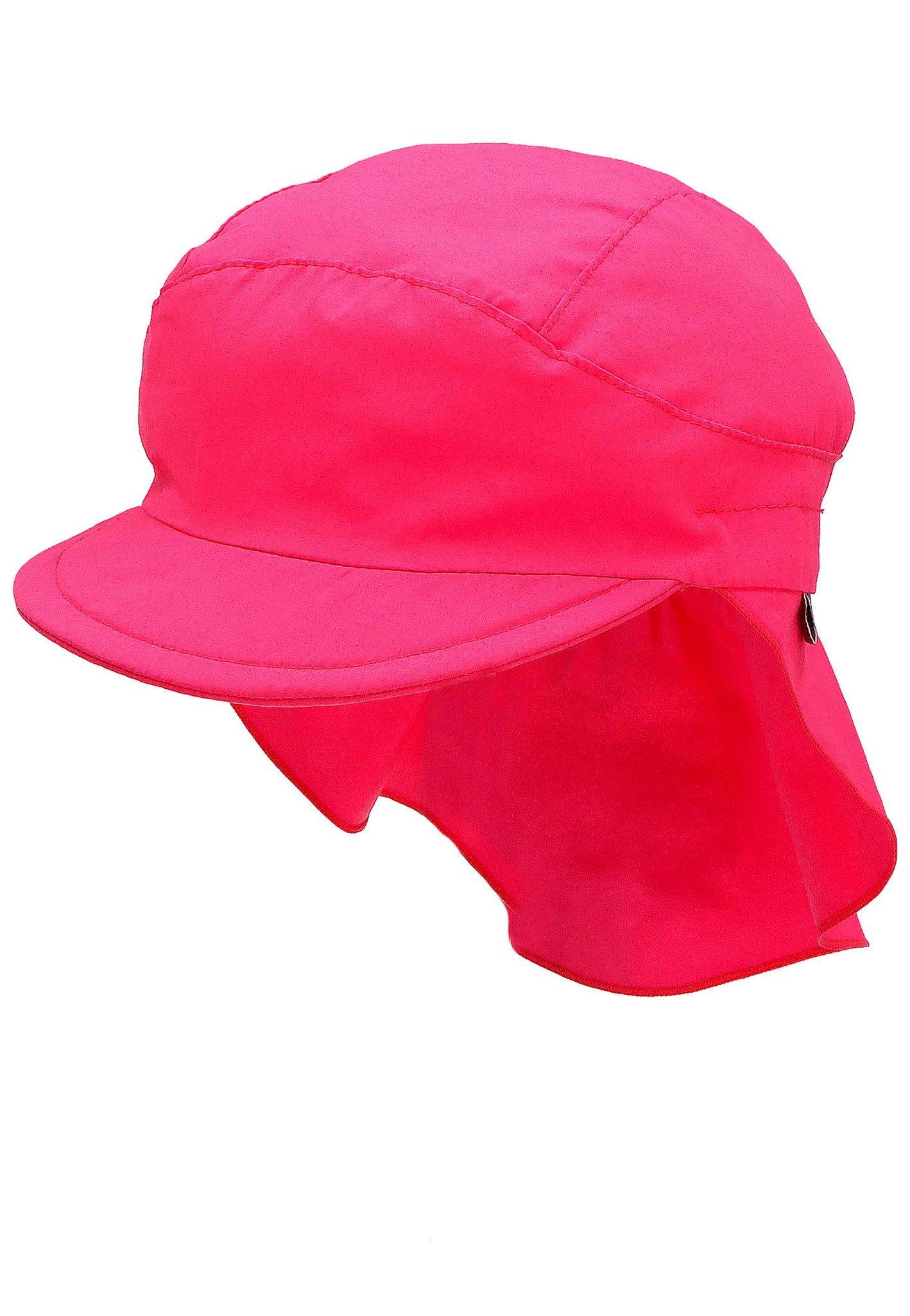 Image of Mädchen Schirmmütze Mit Nackenschutz Magenta Uv50+ Mädchen Pink 55