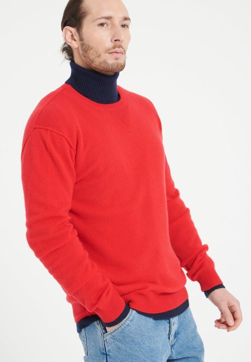 Studio Cashmere8  LUKE 12 Pullover mit Rundhalsausschnitt - 100% Kaschmir 