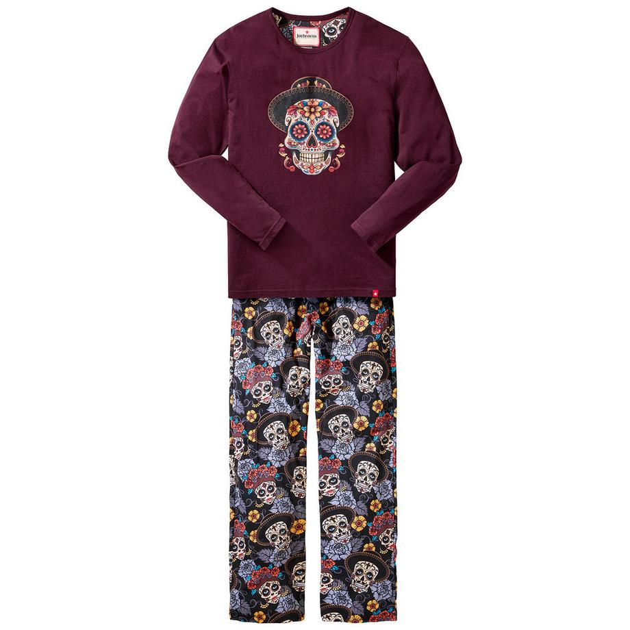 Joe Browns Pyjama-Set mit Totenkopf-Print  