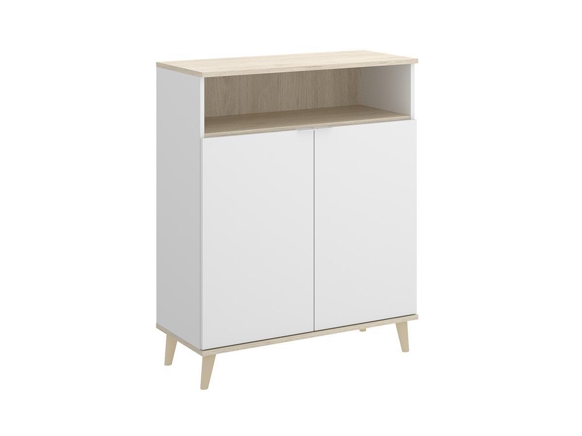 Image of Küchenschrank WAJDI 2 Türen 1 Ablage Eiche Küchenschrank WAJDI 2 Türen 1 Ablage Eiche