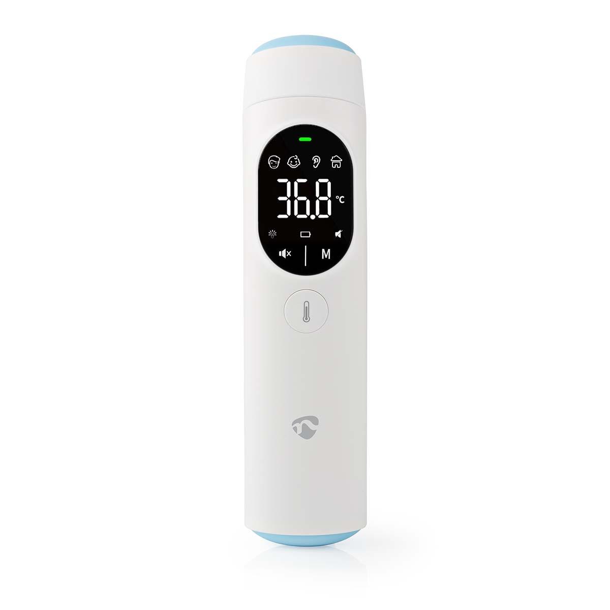 Nedis  SmartLife Infraröd Termometro | Display LED | Öra / Pannan | Vit 