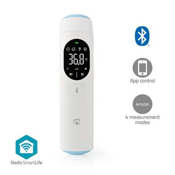 SmartLife Infraröd Thermometer | LED Anzeige | Öra / Pannan | Vit