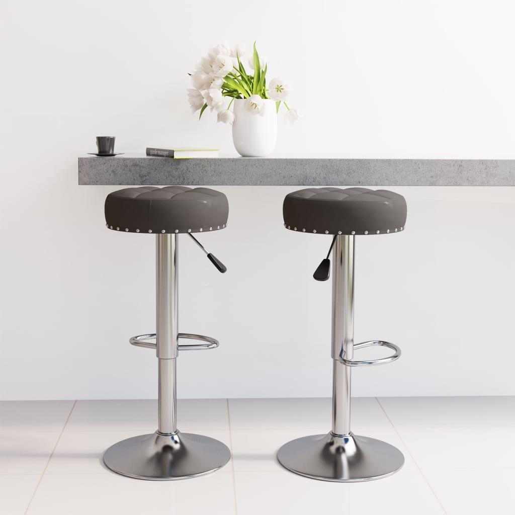 VidaXL Tabouret de bar tissu  