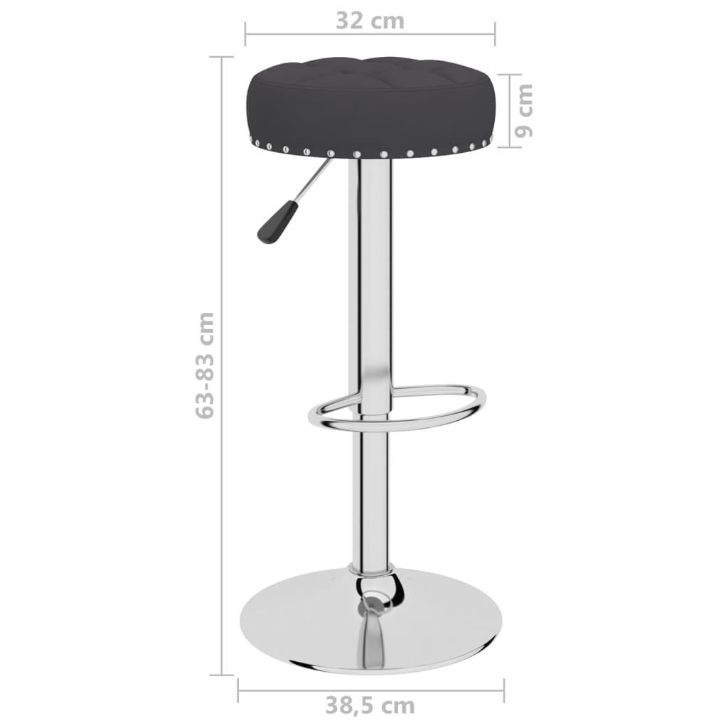 VidaXL Tabouret de bar tissu  