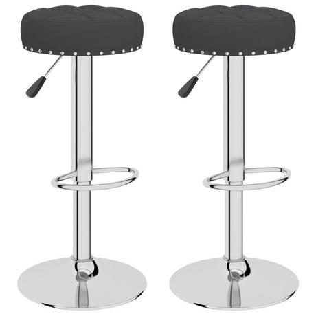 VidaXL Tabouret de bar tissu  