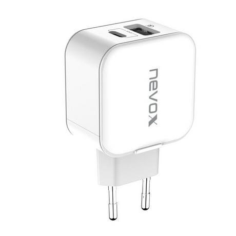 Nevox  1760 chargeur d'appareils mobiles Universel Blanc Secteur Charge rapide Intérieure 