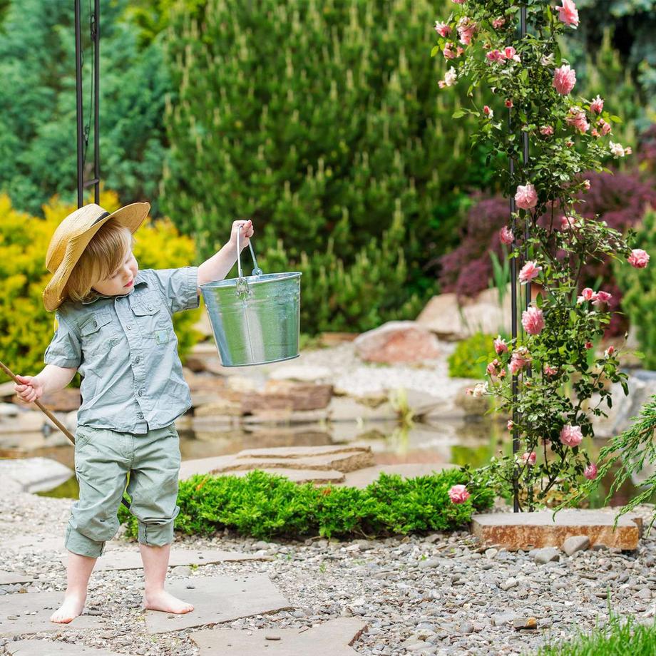 B2X  Runder Rosenbogen in Schwarz 