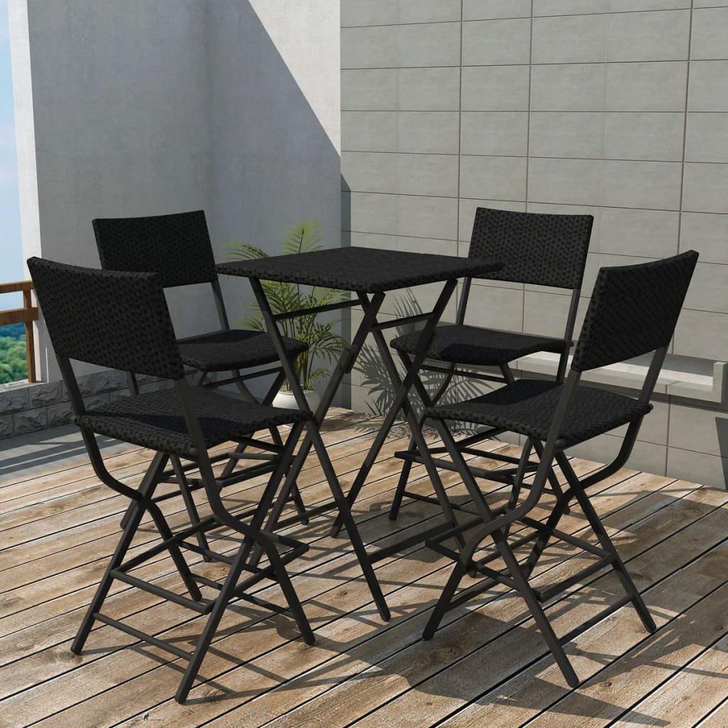 VidaXL Essgruppe poly-rattan  