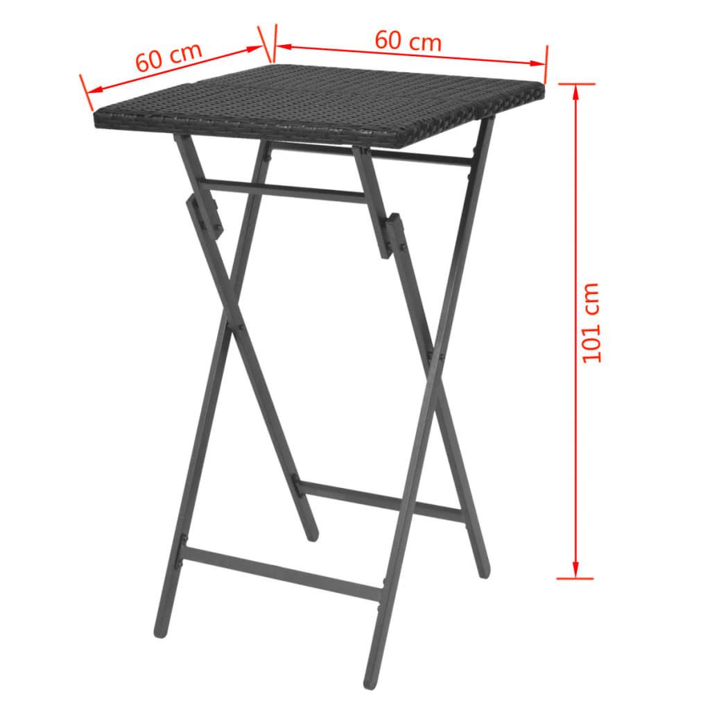 VidaXL Essgruppe poly-rattan  