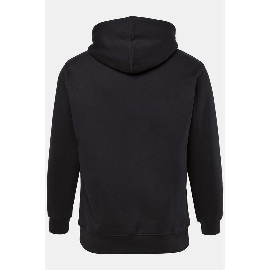 JP1880 Sweat-shirt à capuche imprimé poitrine poche kangourou  