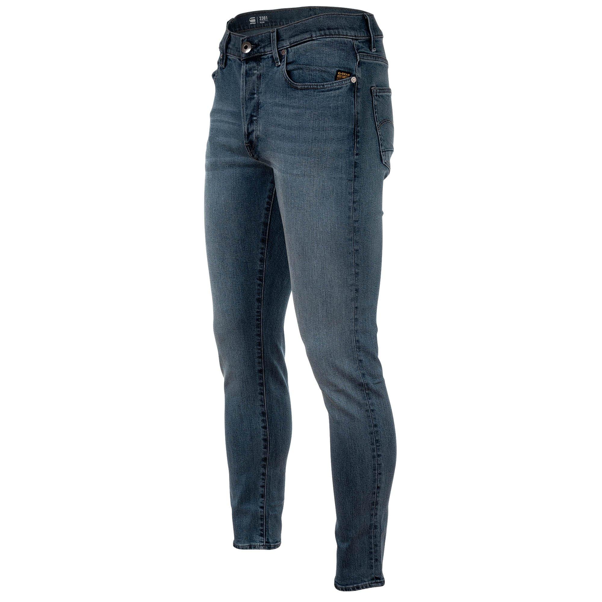 G-STAR RAW 3301 Slim Elto Stretch Denim Jeans  