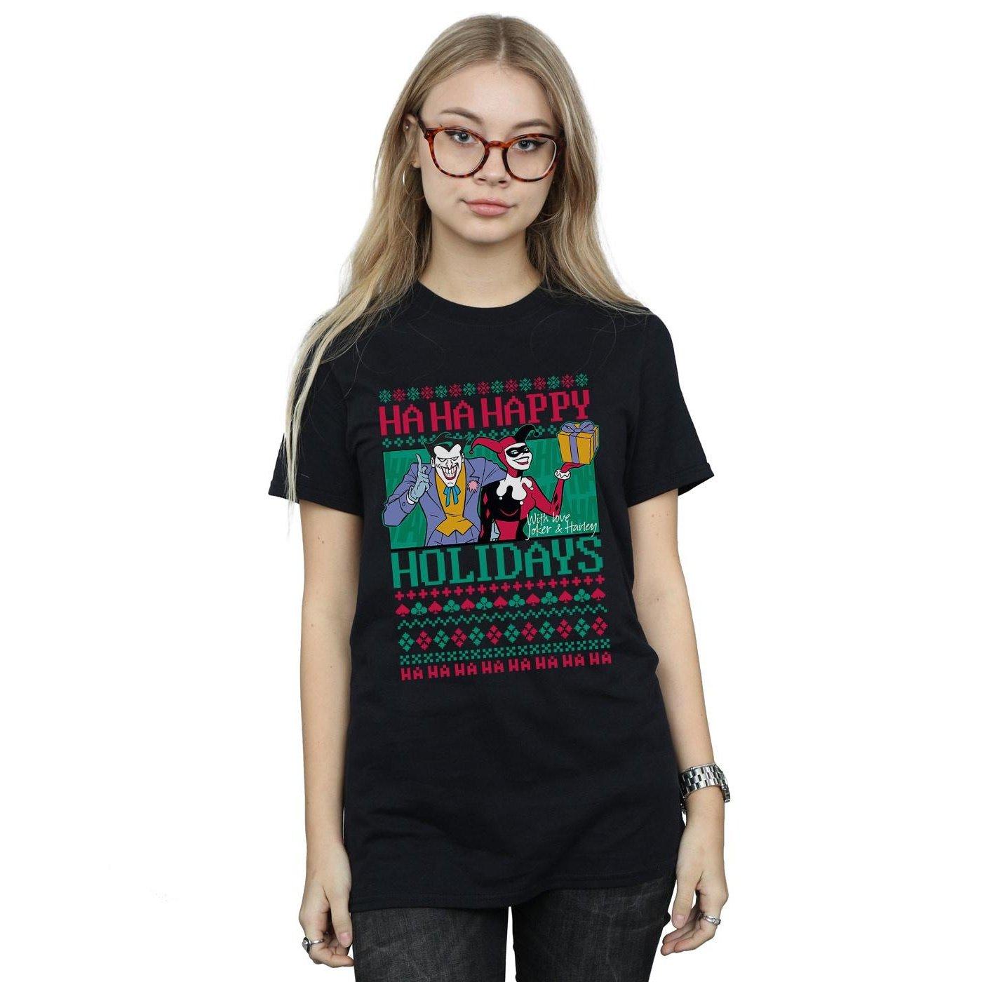 DC COMICS  Ha Ha Happy Holidays TShirt 