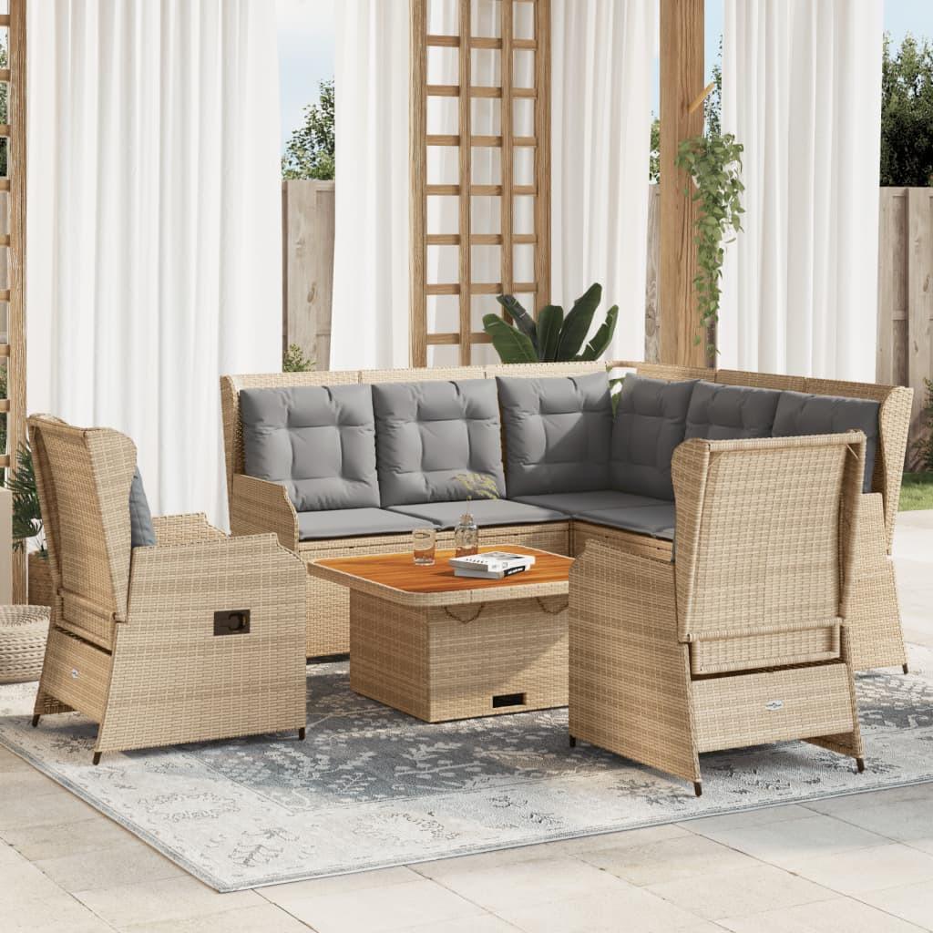 VidaXL Garten lounge set poly-rattan  