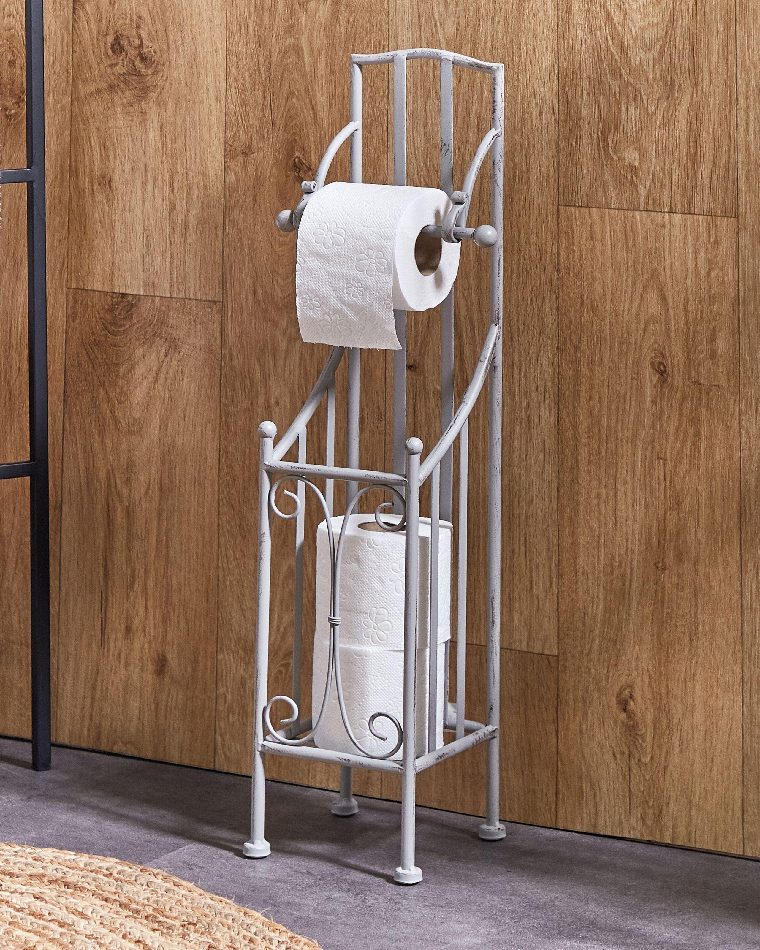 Beliani Toilettenpapierständer aus Eisen Retro BRISA  