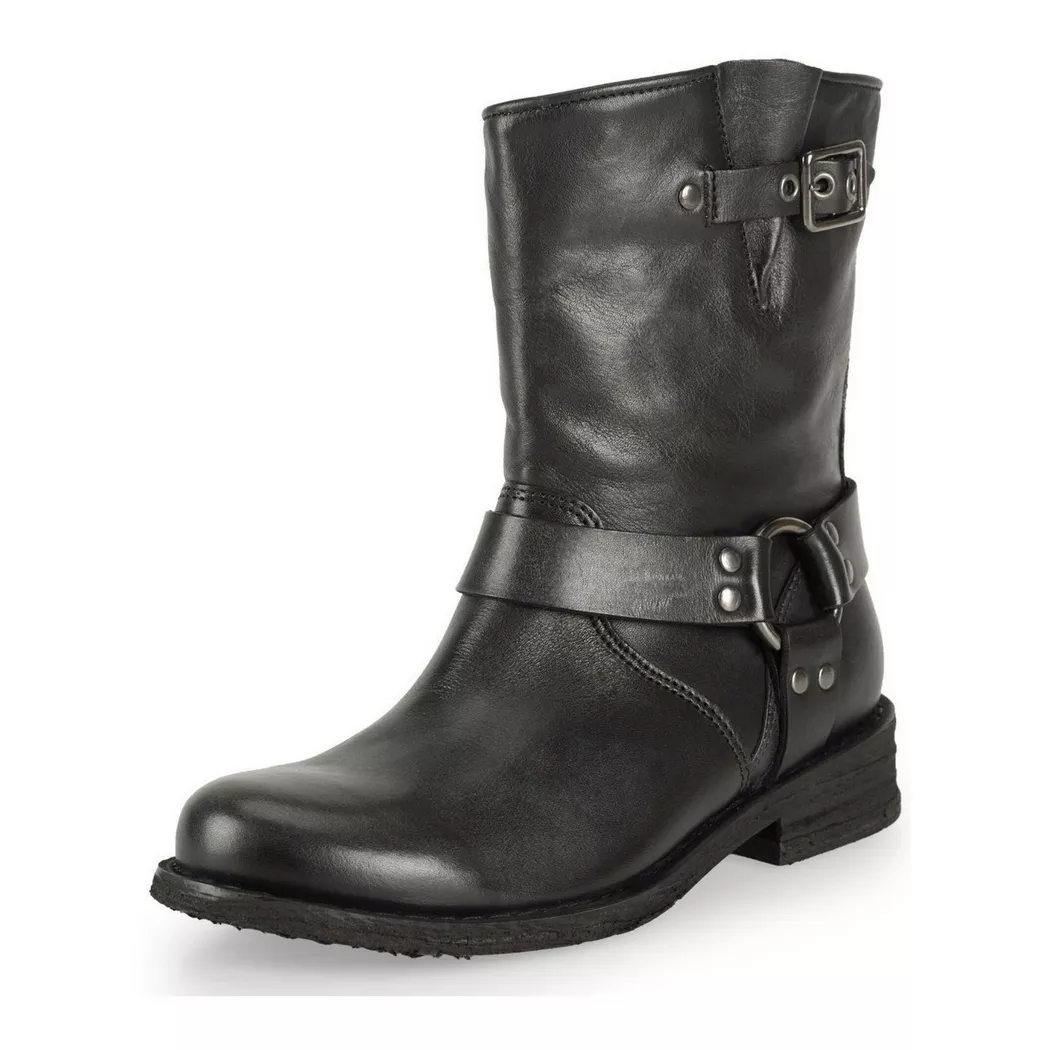 Felmini - Stiefelette GREDO D872, für Damen, Schwarz, Größe 37