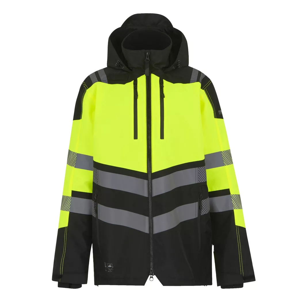 Regatta -  Xpro Class 2 Jacke, Wasserfest Hohe Sichtbarkeit, für Damen, Schwarz, Größe S