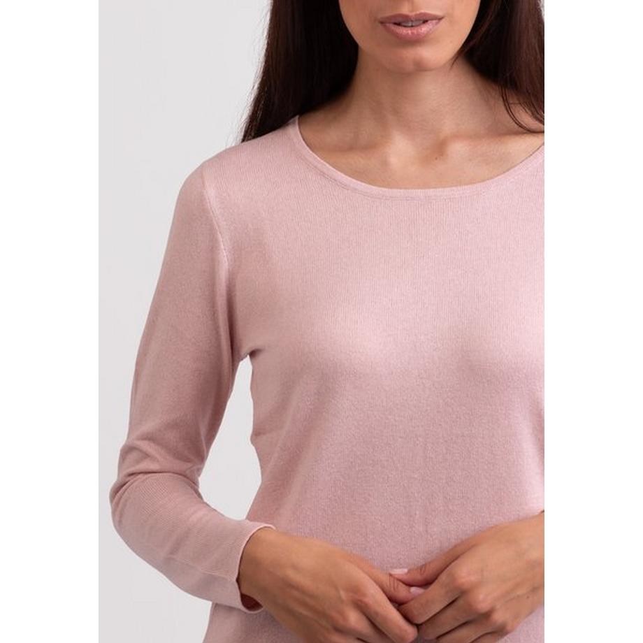 CASH-MERE.CH Pullover Girocollo Seta Cashmere  