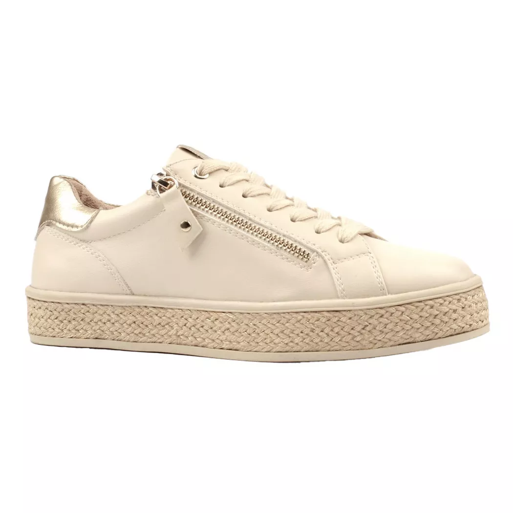 Lunar - Hallie Sneaker Kunststoff, für Damen, Beige, Größe 40