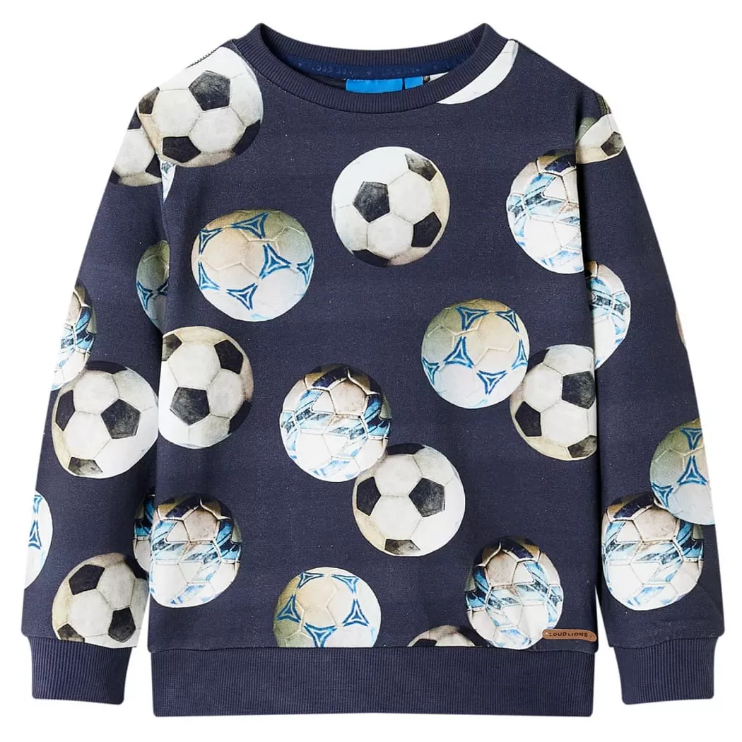VidaXL - Kinder sweatshirt baumwolle, One Size, Blau
