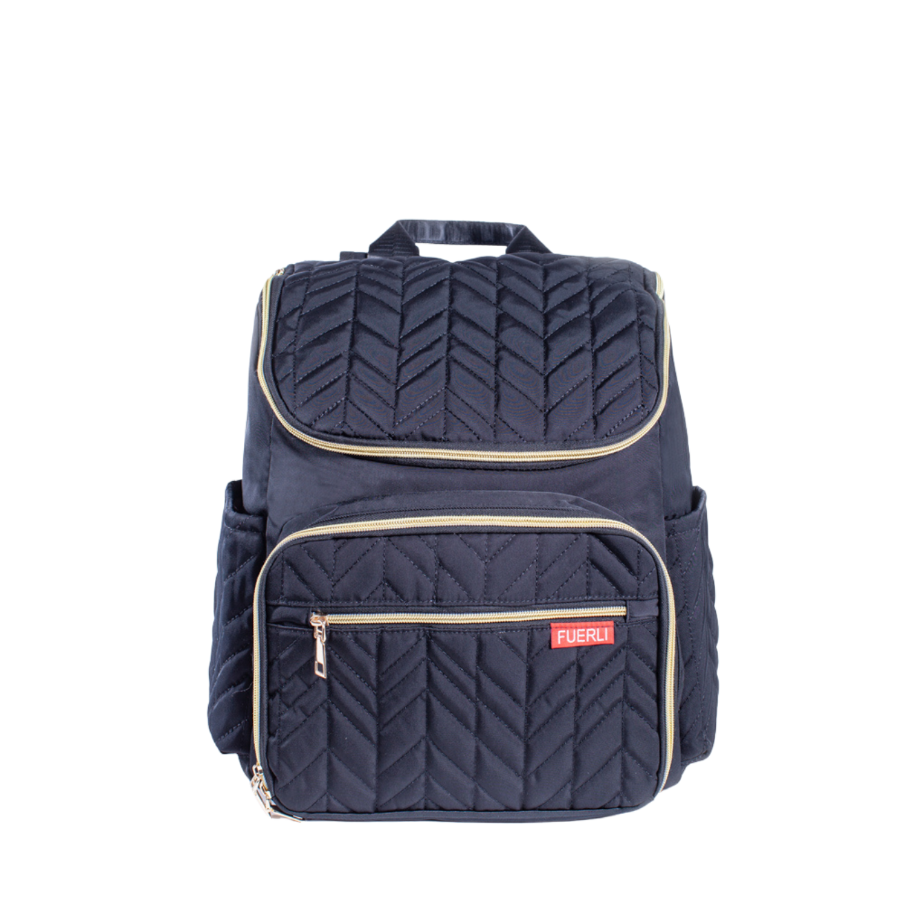 Image of Wickelrucksack Fuerli Schwarzgold Unisex 60 cm