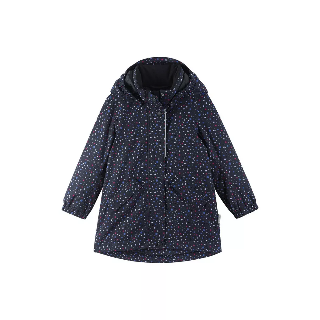 Reima - tec Kinder Winterjacke Taipale Black, 122, Multicolor