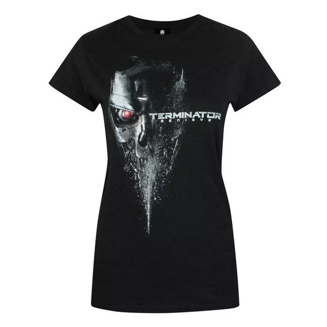 Terminator - Genisys Logo TShirt, für Damen, Schwarz, Größe S