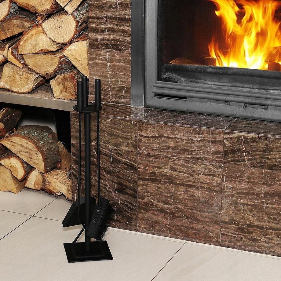 Northio  Ustensiles avec Support pour Cheminée 