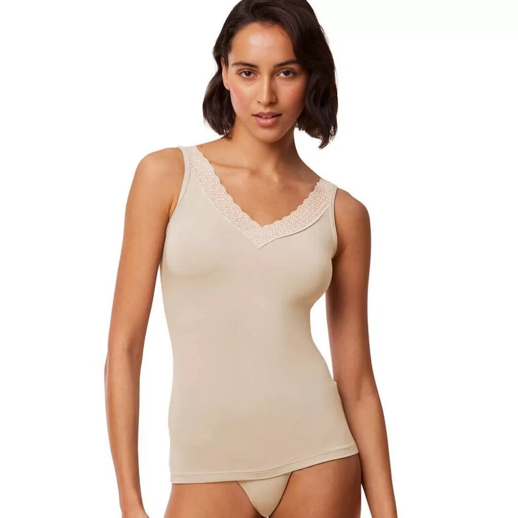 Triumph - Feel of Modal Tanktop, für Damen, Beige, Größe XS