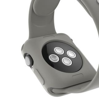 Cover-Discount  Apple Watch 38mm - Custodia di protezione in gomma grigia 