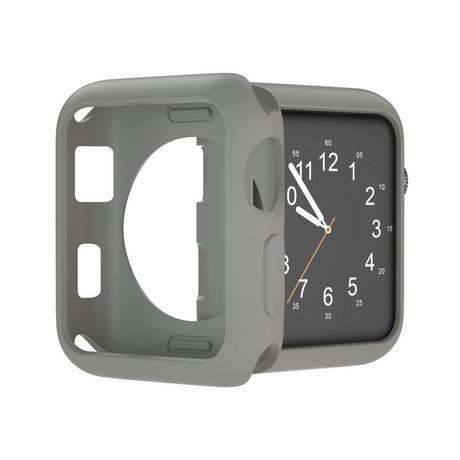 Cover-Discount  Apple Watch 38mm - Custodia di protezione in gomma grigia 