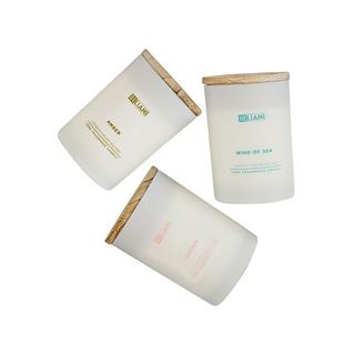 Beliani Set di 3 Candele Profumate en Cera di Soia SIMPLICITY  