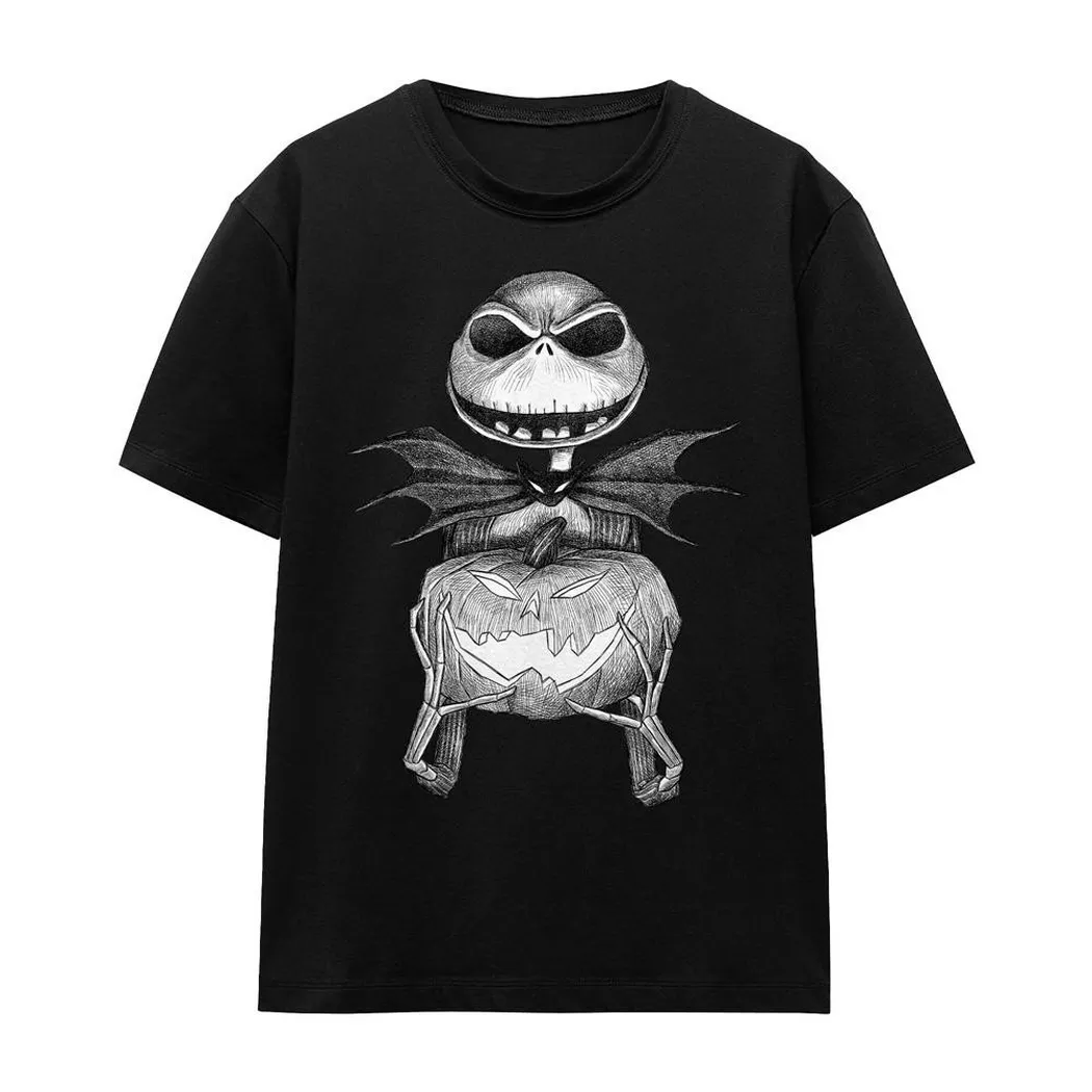 The Nightmare Before Christmas - T-Shirt, für Damen, Schwarz, Größe M