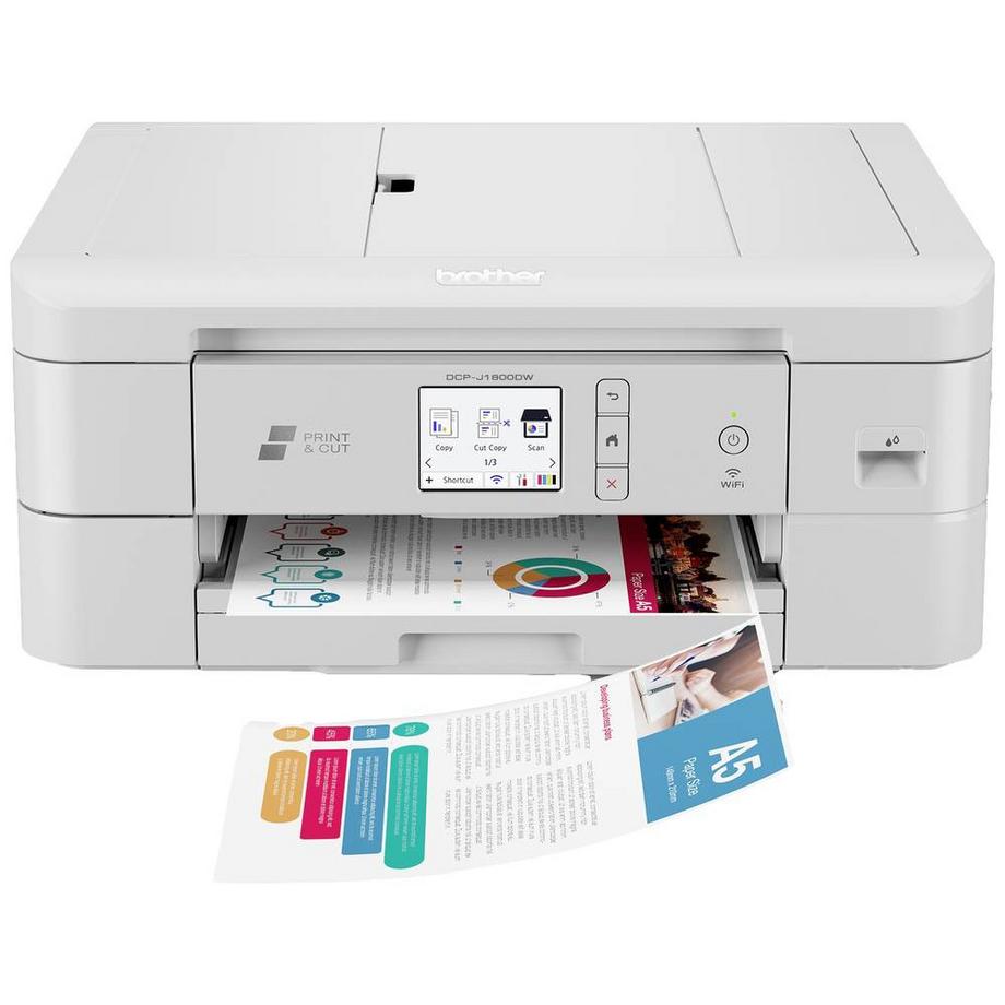 brother  Kompaktes 3-in-1 Tinten-Multifunktionsgerät mit WLAN und Schneidefunktion 