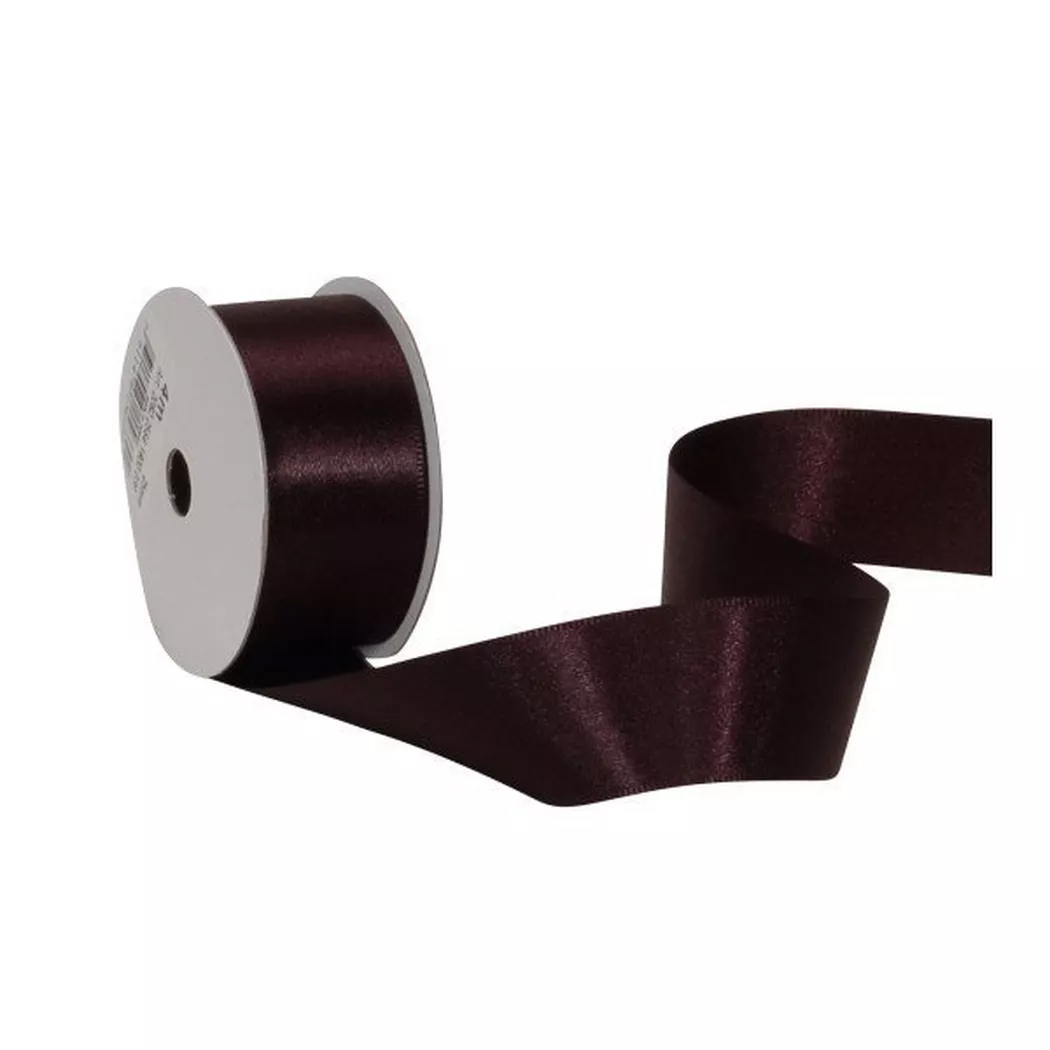 SPYK -  Satinband Cubino  25mmx4m, 4 m, Schwarz