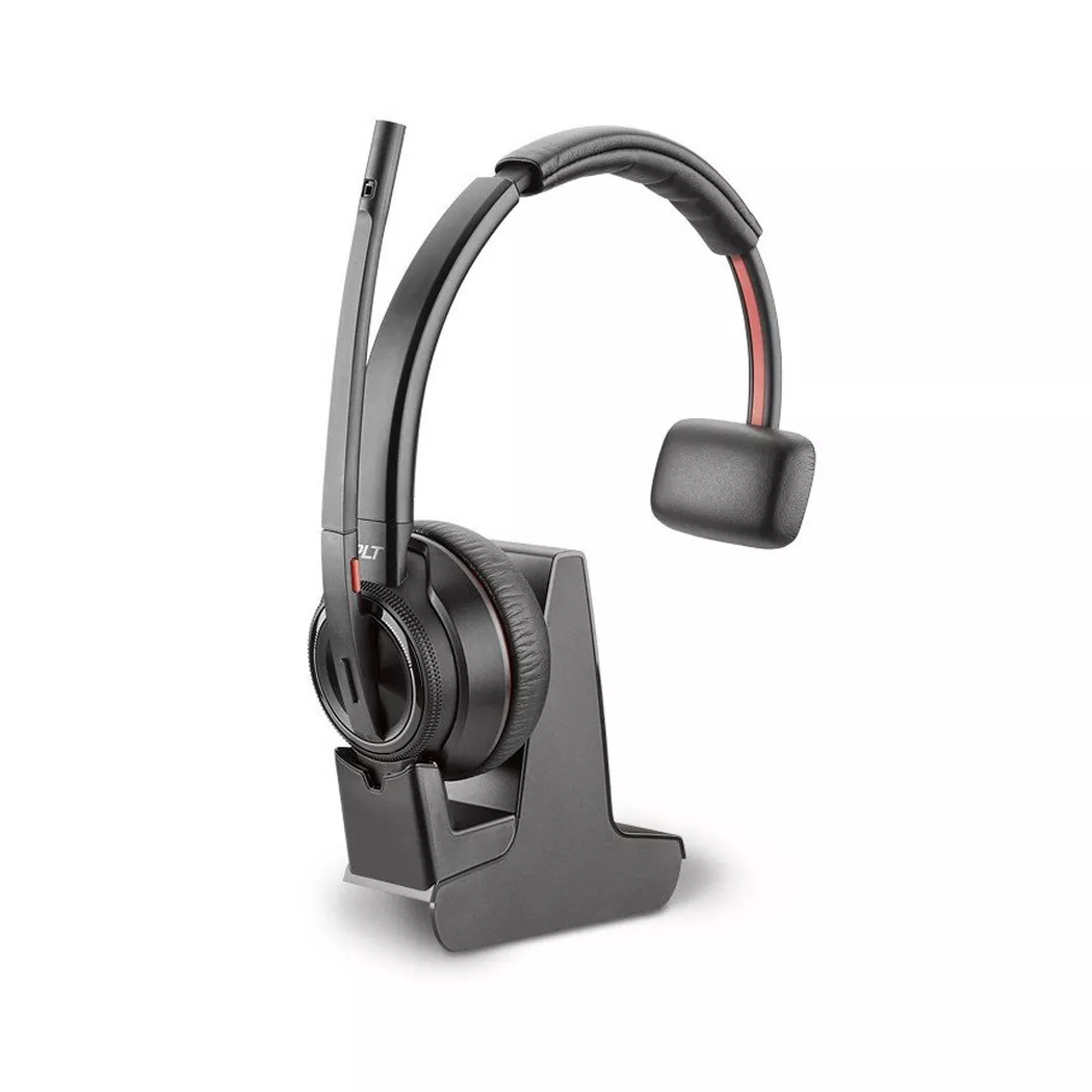 Poly -  W8210 Kopfhörer Kabellos Kopfband BüroCallcenter Bluetooth Schwarz