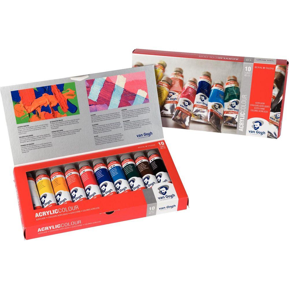 Image of 22820510 Bastel- & Hobby-Farbe Acrylfarbe 10 Stück(e) Multicolor