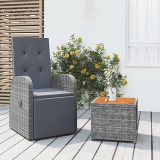 VidaXL set mobili da giardino Polirattan  