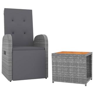 VidaXL set mobili da giardino Polirattan  